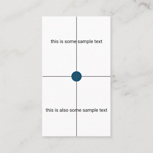 Carte De Visite essai échantillon (Devant)