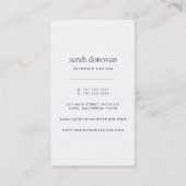 Carte De Visite Essai Fuchsia (Dos)