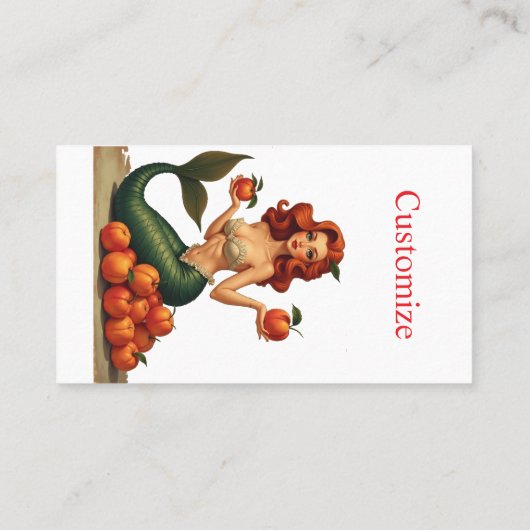 Carte De Visite Essayer mes pêches Mermaid Thunder_Cove (Dos)