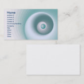 Carte De Visite Essence Du Vert Bleu (Devant / Derrière)