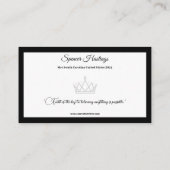 Carte de visite Essentials de concours (Dos)