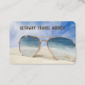 Carte De Visite Estarfish de l'océan dans les lunettes de soleil (Devant)