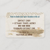 Carte De Visite Estarfish de l'océan dans les lunettes de soleil (Dos)