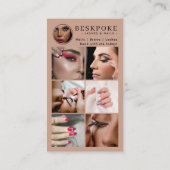 Carte De Visite Esthetician Photo Feed Boho Social Media QR Code (Dos)