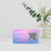 Carte De Visite Esthéticien professionnel de la peau (Debout devant)