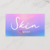 Carte De Visite Esthéticien professionnel de la peau (Dos)