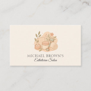Carte De Visite Esthéticienne Soins de peau Beauté Spa facial