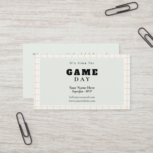 Carte de visite esthétique à écriture moderne | jo (Devant/Arrière en situation)