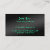 Carte De Visite Esthétique de beauté (Dos)