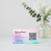 Carte De Visite Esthétique de la peau Design moderne Spa de salon (Debout devant)