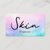 Carte De Visite Esthétique de la peau Design moderne Spa de salon (Dos)