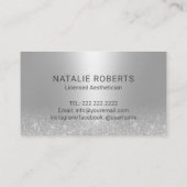 Carte De Visite Esthétique moderne esthéticienne de la peau (Dos)