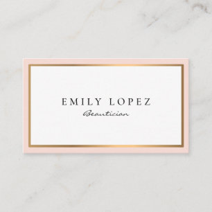 carte de visite esthétique professionnel moderne