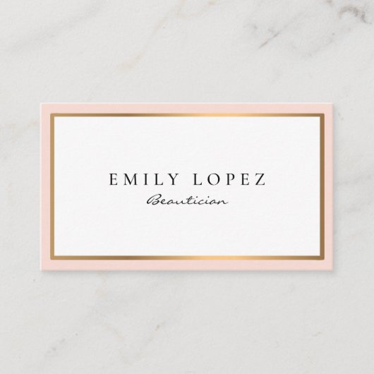 carte de visite esthétique professionnel moderne (Devant)