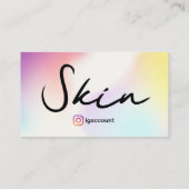 Carte De Visite Esthétique Soins de la peau Services de beauté (Dos)