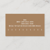 Carte de visite et de punch personnalisée Beans Co (Dos)