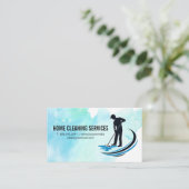 Carte De Visite Étage de nettoyage (Debout devant)