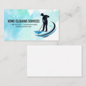 Carte De Visite Étage de nettoyage (Devant / Derrière)