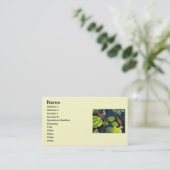 Carte De Visite Étang à poissons de Koi (Debout devant)