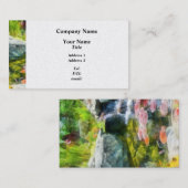 Carte De Visite Étang de Koi (Devant / Derrière)