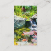 Carte De Visite Étang de Koi (Dos)