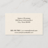 Carte De Visite Étang et bambou (Dos)