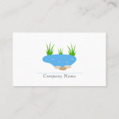 Carte De Visite Étang et piscine naturelle (Dos)