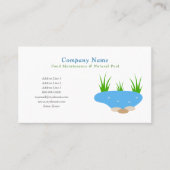 Carte De Visite Étang et piscine naturelle (Devant)