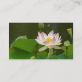 Carte De Visite Étangs de fleurs de Lotus (Dos)