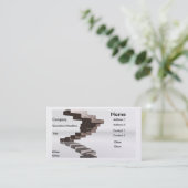 Carte De Visite Étapes au succès (Debout devant)