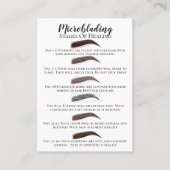 Carte De Visite Étapes de la microfacturation de la guérison et de (Devant)