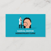 Carte De Visite État de la peau, dermatologue, Clinique de dermato (Devant)