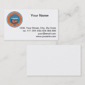 Carte De Visite État de l'Arizona (Devant / Derrière)