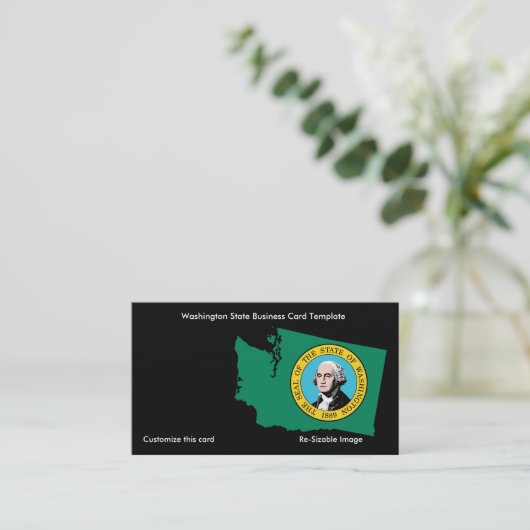 Carte De Visite État de Washington (Debout devant)