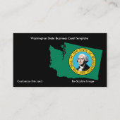 Carte De Visite État de Washington (Devant)