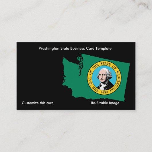 Carte De Visite État de Washington (Devant)
