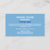 Carte De Visite États fédérés de Micronésie Drapeau et phoque (Dos)