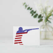 Carte De Visite Etats-Unis Fusillade patriotique (Debout devant)