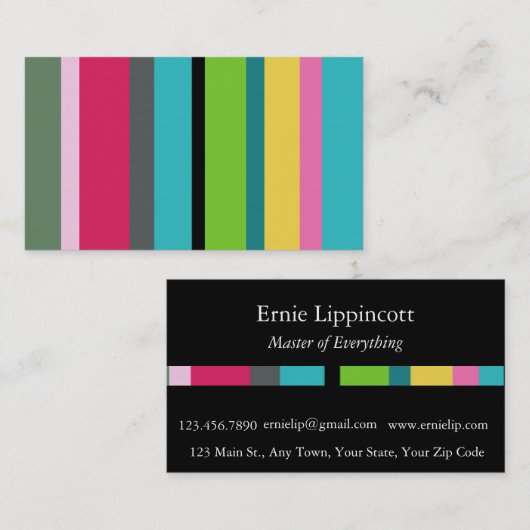 Carte De Visite Été (Devant / Derrière)