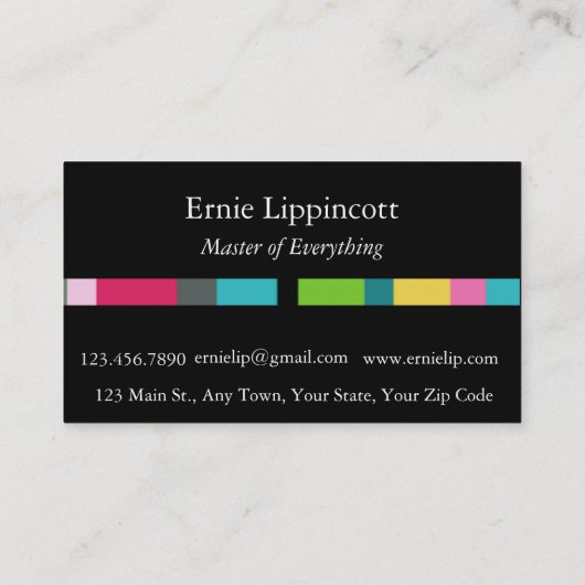 Carte De Visite Été (Dos)