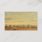 Carte De Visite Été de John Constable | - paysage de soirée (huile (Dos)