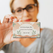 Carte De Visite Été doux - thérapeutes