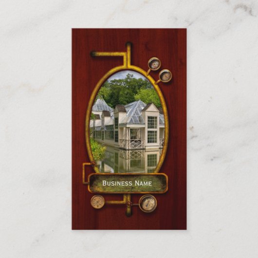 Carte De Visite Été - Maison sur le lac (Devant)