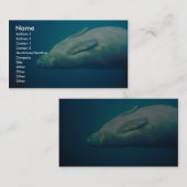 Carte De Visite Étendue de Manatee (Devant / Derrière)