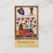 Carte De Visite ETERNEL AMOUR MONOGRAM Parchemin médiéval (Dos)