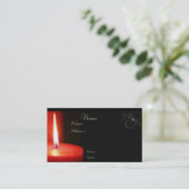 carte de visite éternel de flamme (Debout devant)