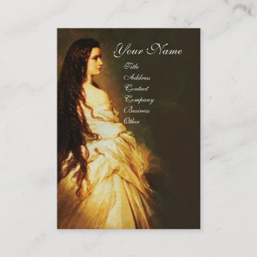 Carte De Visite ETHERNAL BEAUTY Spa de jour du salon de coiffure,  (Devant)