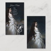 Carte De Visite ETHERNAL BEAUTY Spa de jour du salon de coiffure, (Devant / Derrière)