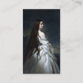 Carte De Visite ETHERNAL BEAUTY Spa de jour du salon de coiffure, (Dos)