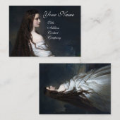 Carte De Visite ETHERNAL BEAUTY Spa de jour du salon de coiffure,  (Devant / Derrière)